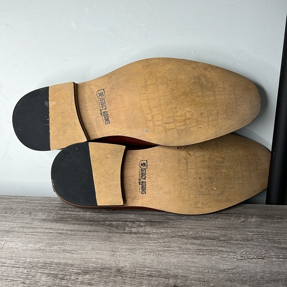 Stacy Adams Leather Dickinson Cap Toe Oxfords EUC size 10.5 - Picture 6 of 6